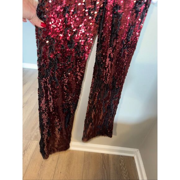 Dress The Population XXS Andy Strapless Sequin Jumpsuit Holiday Cocktail Party - Picture 9 of 16